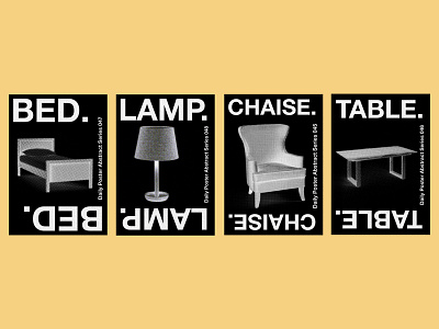 Furniture poster design