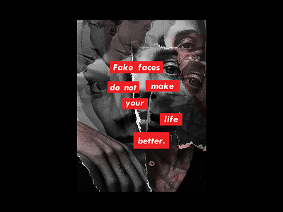 Fake faces collage