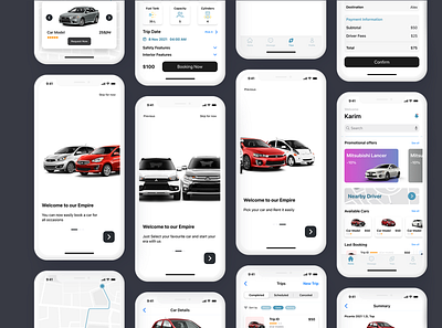 Rental Car - Ios kit app design appdesign cars ios ioskit rent car rental ui ui designer ui inspiration ui ux uiapp uidaily uidesign uiux ux design