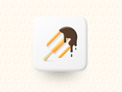 3D Ice cream Icon