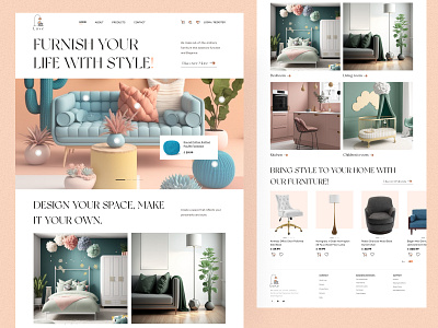 Luxe: Modern Furniture Landing Page