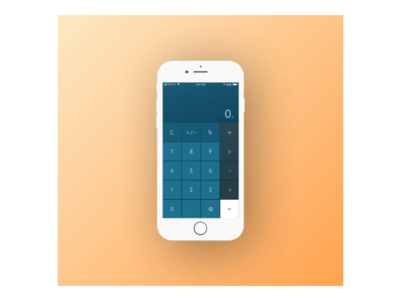 Daily UI 004: Calculator