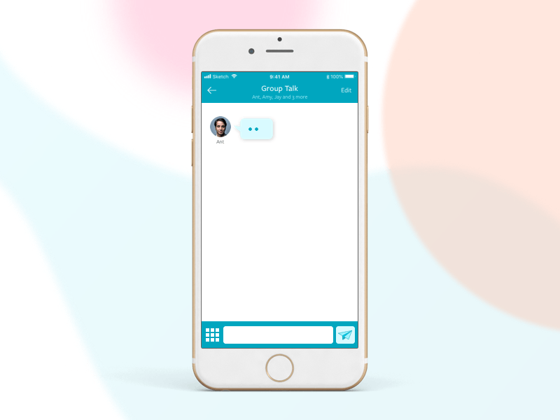 Daily UI 013: Direct Message animation chatbox dailyui dailyui013 dailyuichallenge design direct message directmessaging messenger mobile principle sketch ui uidesign