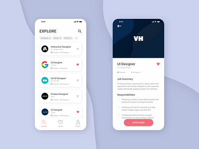 Daily UI 050: Job Listing