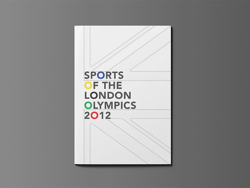 Sports of the London 2012 Olympics – Event Book design illustration layoutdesign london olympic games publication design typography vector