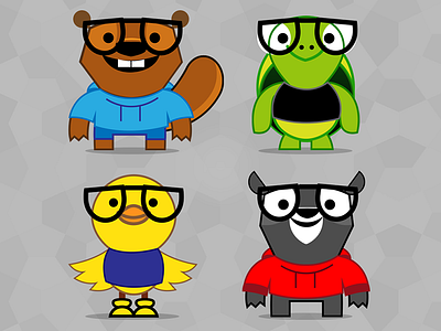 SVG Characters animals character illustration vector