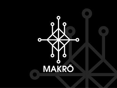 MAKRŌ brand agency brand identity branding clean concept creative design design concept flat icon idenity identity logo logo design minimal type vector