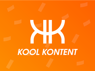 Kool Kontent brand agency brand identity branding clean concept creative design design concept flat icon idenity identity illustration lettering logo logo design minimal pattern typography vector