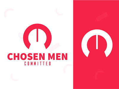 Chosen Men Committed abstract logo app brand agency brand identity branding clean colorful logo concept creative design design concept flat icon identity illustration logo logo design minimal vector web