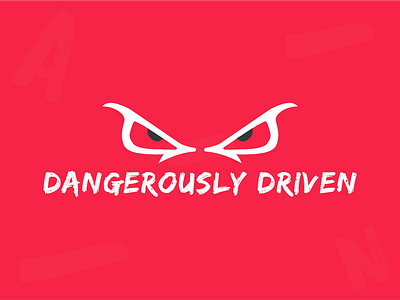 Dangerously Driven abstract logo app brand agency brand identity branding clean colorful logo concept creative design design concept fashion brand flat identity illustration logo logo design minimal vector web