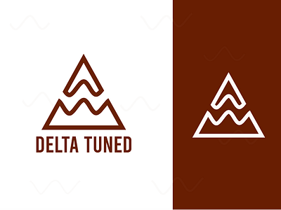 Delta Tuned abstract logo app brand agency brand identity branding clean colorful logo concept creative design design concept flat icon identity illustration logo logo design minimal vector web