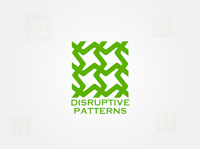 Disruptive Patterns brand agency brand identity branding clean creative design design concept logo logo design minimal