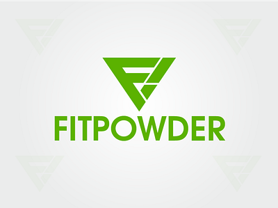 FitPowder brand agency brand identity branding clean creative design design concept logo logo design vector