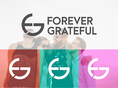 Forever Grateful brand agency brand identity branding clean creative design design concept logo logo design vector