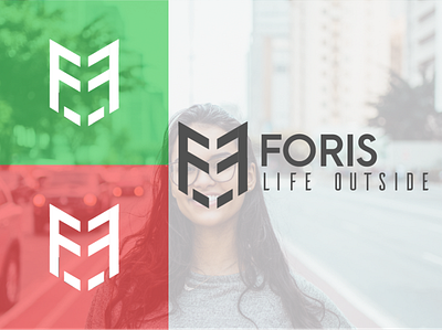 Foris - Life Outside brand agency brand identity branding clean creative design design concept identity logo logo design minimal vector