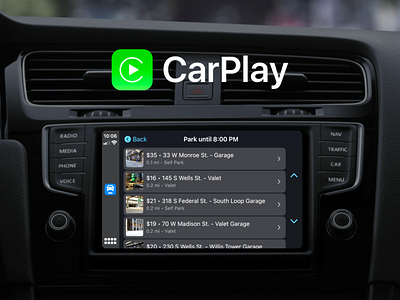 SpotHero for CarPlay