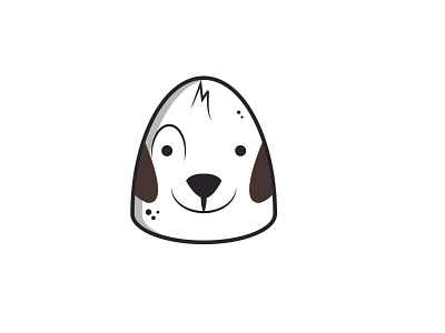 Puppy ai animal clean dog icon illustration logo pet puppy sticker vectorart
