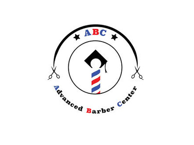 barber training logo concept abc art artist barber barber pole deisgn designer hair haircut program scissors student traing vector vectorart