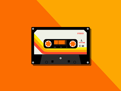 Classic Cassette Tape by Ronnie Montoya on Dribbble