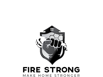 Fire Strong |  Logo for Wildfire Home Defence.