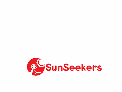 Sunseekers 99 designs beach branding design icon logo sea sun vector