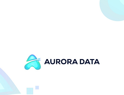 Logo for IT. aurora borealis branding database design gradient icon logo logodesign minimal vector