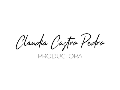 Logo para productora design logo typography