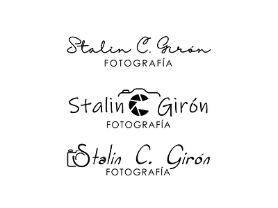 Logo para fotógrafo design logo typography