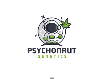 psychonaut genetics art astronaut brand identity brandidentity branding cannabis creative designer genetics illustration logodesigns logos moon space spaceship vector