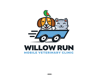 Willow Run animal art bird brandidentity branding cat catlovers creative designer dogs illustration logodesigner logos pets petslover vector