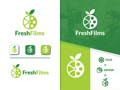Fresh Films art barnding creative designer film fresh fresh design graphicdesigner idea logodesign minimalist simple vector video videoproduction