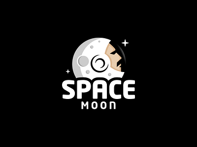 Space moon art astronaut brandidentity creative creative art creativity icon illustration logo ideas logos mark moon pixel space space logo vector