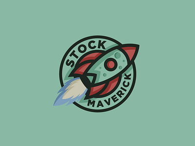 Stock Maverick art brand branding business creative design finance illustration logodesigner logos rocket space space design stock vector