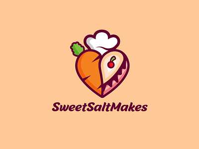 Sweet Salt Makes art brand identity branding cake logo chef hat combination logo creative designer food food logo fun design illustration logo logodesign logodesigner salt sweets vector youthful