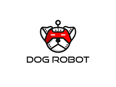 Dog Robot animal logo art brandidentity branding business combination logo combination mark creative designer designs dog logo illustration logodesigner logos music music logo robots startup vector