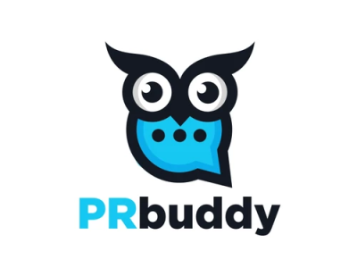 PRBuddy art brandidentity branding chat logo combination logo communication creative designer illustration logo logodesign logodesigner logodesigns logos owl logo services startup logo vector wisdom