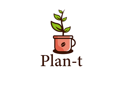 Plan - t art brandidentity branding cafe coffee logo combination logo creative designer food design fun design illustration logo logodesign logodesigner logodesigns logos organic plant logo vector