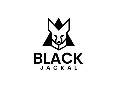 Black Jackal art black and white branding combination logo combination mark creative design designer egyptian fashion graphic design illustration jackar logo logodesigner logos minimalist pyramid simple vector