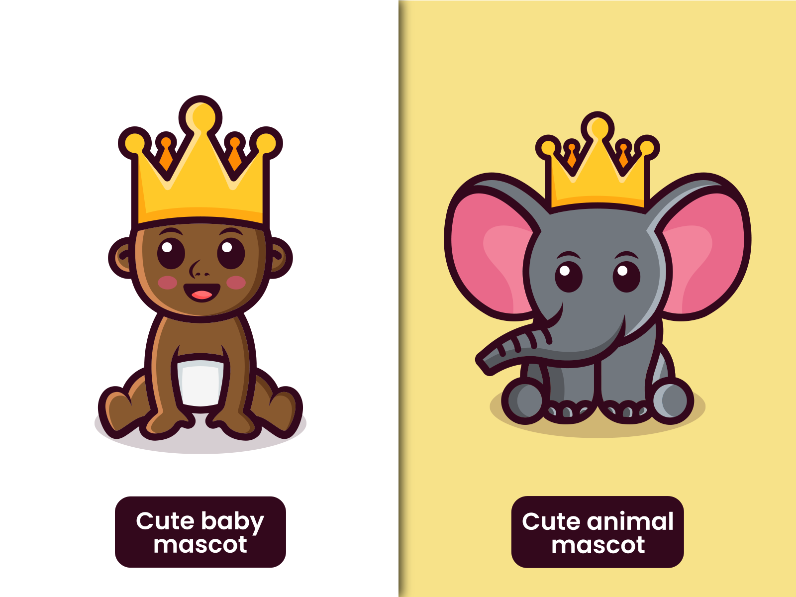 Cute mascot design by Omega-Pixel on Dribbble