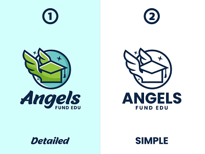 Angels Fund Edu art branding creative design designer graphic design illustration logo logodesigner logos vector