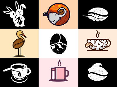 Coffee collection art bean coffee branding cafe design coffee collection coffee logo coffee shop combination logo combination mark creative design designer fun design graphic design illustration logo logo design logodesigner logos vector