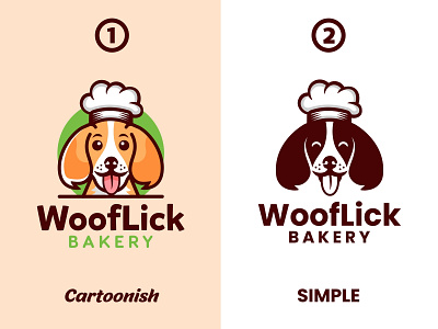 WoofLick Bakery art bakery design branding cartoonish design chef logo combination logo combination mark creative design designer dog logo fun design graphic design illustration logo logodesigner logos playful design simple logo vector