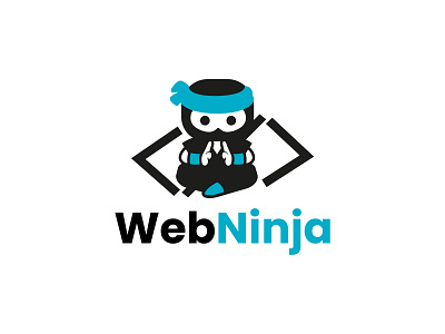 Web Ninja art branding coding creative design designer developer graphic design illustration logo logo designer logo inspiration logodesigner logos ninja simple logo symbol vector web website