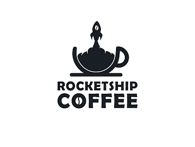 rocketship coffee art best branding coffee coffeeshop designer illustrations logodesigner logodesigns logos rocket rocketcoffee space vector