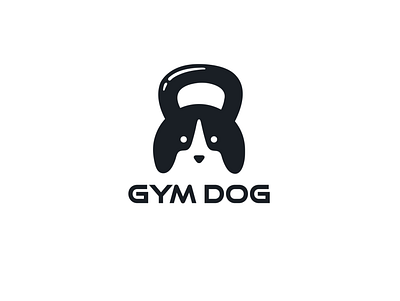 gym dog animal art brandidentity branding designer designs dog fitness gym gymdog identity kettlebell logo logodesigner logos simple sport vector