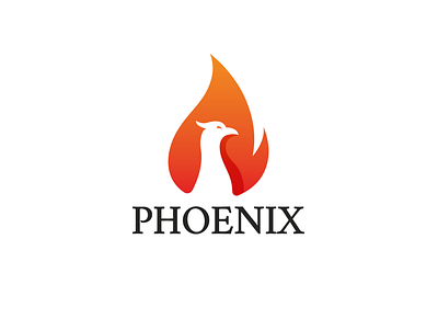 phoenix + fire art bird bird logo brand identity branding creative designer designs fire identity logo logodesigner logodesigns logos negativespace phoenix phoenix logo simple