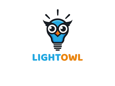 light owl art brand identity branding creative cute designer illustrations light logodesign logodesigner logoinspirations logoprocess owl owl logo smart vector