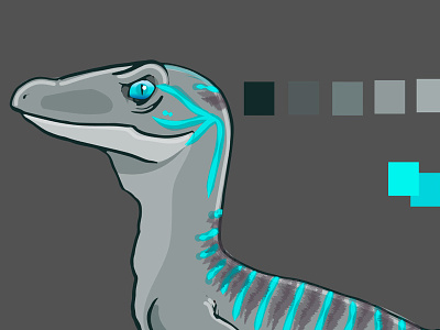 D Λ N N I R Ξ D S raptor design illustration vector
