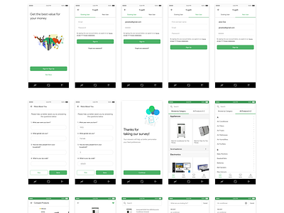 Android product research app