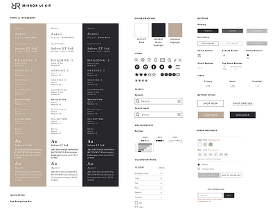 Ui Kit branding design ecommerce logo typography ui ui kit ux design